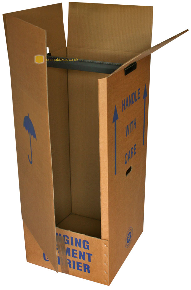 Tall Cardboard Wardrobe Box Kwikshift Removals