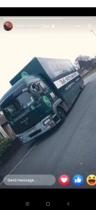 Kwikshift Removals & Storage van on a road.